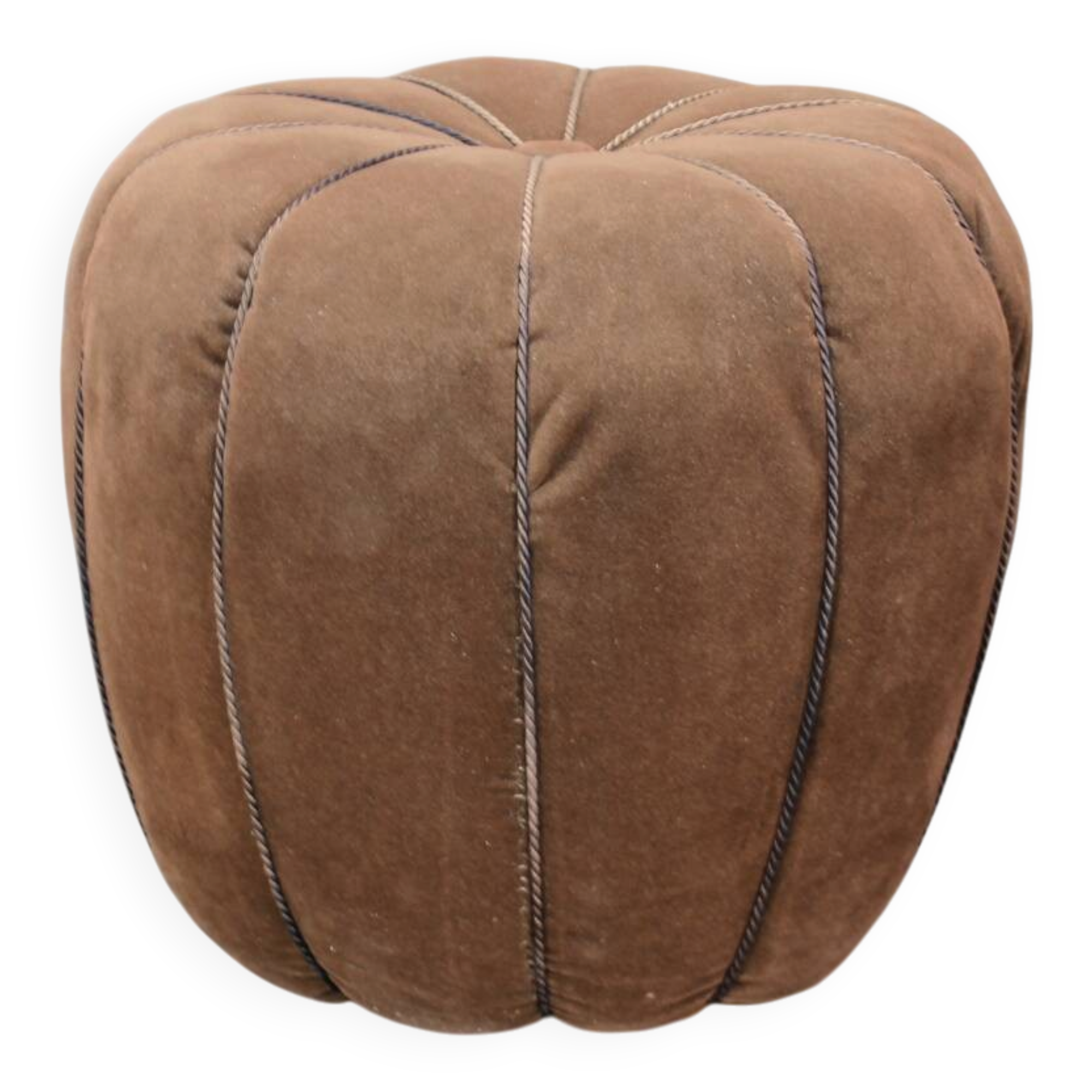 Padded stool Jindřich Halabala, Czechoslovakia, around 1950