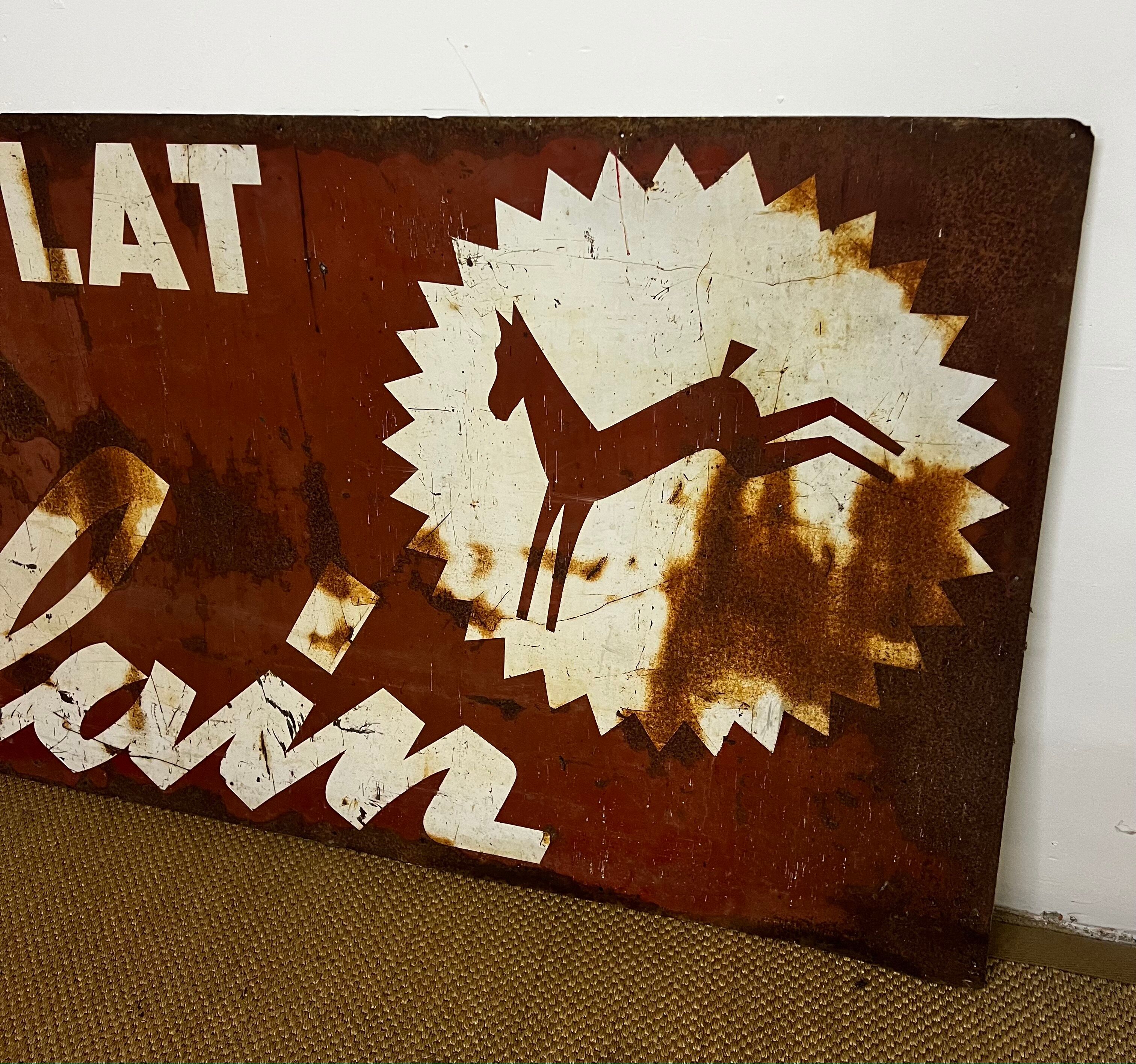 Vintage Foal chocolate billboard