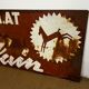 Vintage Foal chocolate billboard