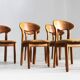 Vintage Danish solid teak dining room chairs Juul Kristensen set of 6