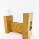 Scandinavian pine wall lamp, 1970-80
