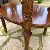 Small carved wooden table