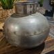 antique Indian brass tin-plated water pot vintage from Rajasthan