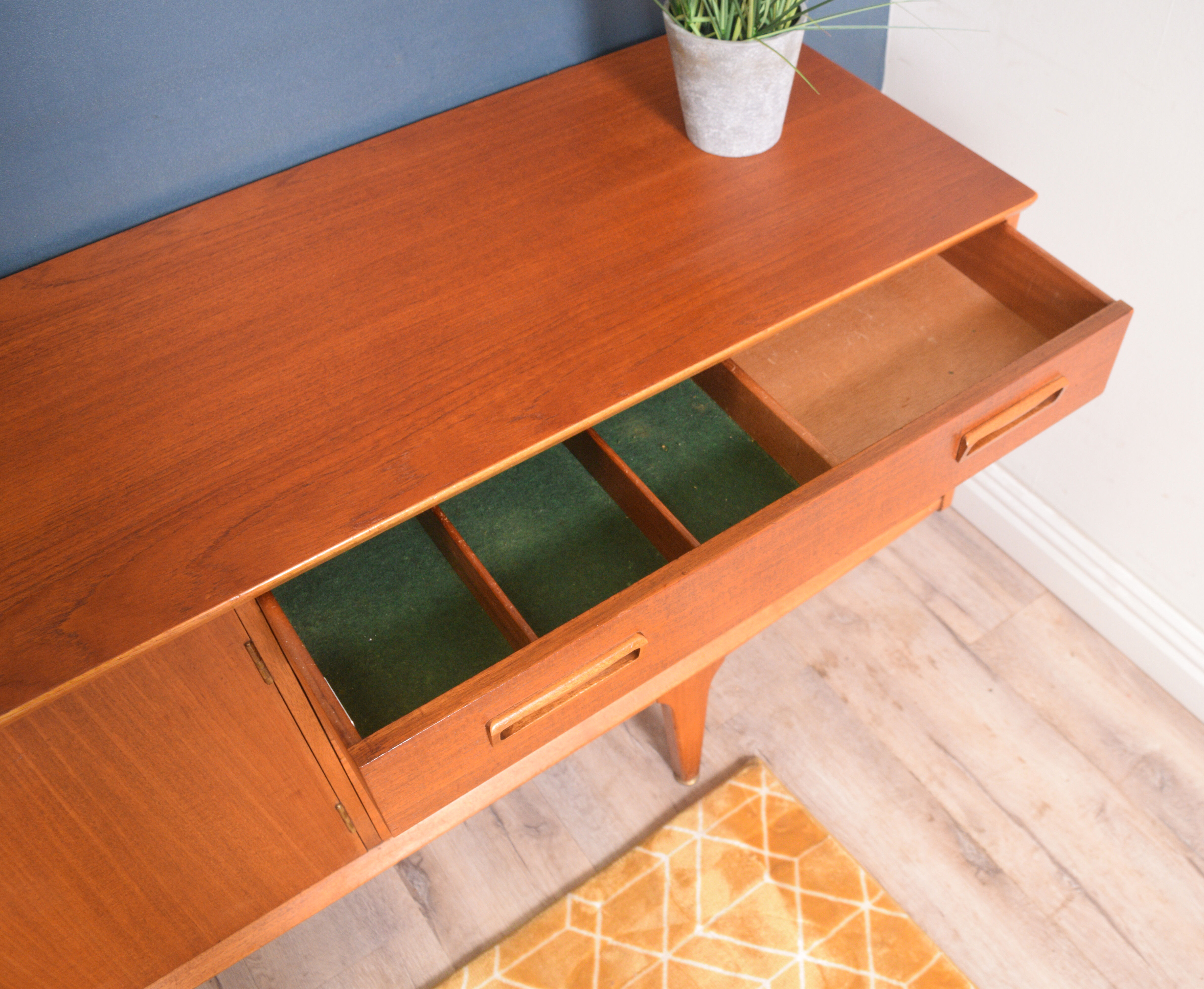 Restored Teak 1960s Jentique Sideboard Cabinet