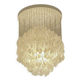 Chandelier in the style of the 'Fun 4DM' pendant light by Verner Panton