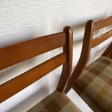 Series of 4 Scandinavian style chairs 1960