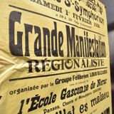 Poster "Great Regionalist Protest" - City of St-Symphorien - 1936