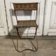 Chaise de camping vintage