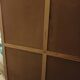 Vintage oak wardrobe with mirror with two sliding doors, France 1960s
