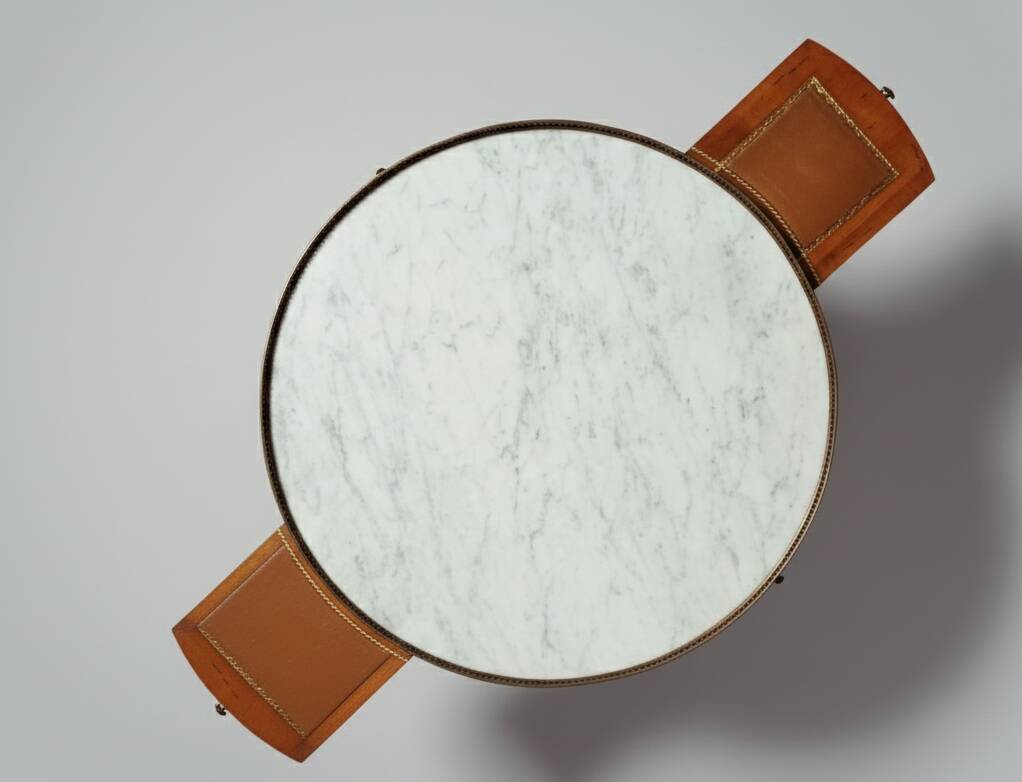 "Louis XVI style 'bouillotte' table"