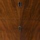 Vintage 1940s Italian-design Radica wood buffet sideboard
