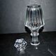 BACCARAT Antique liqueur carafe in cut crystal with flat ribs 1840