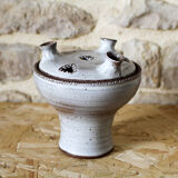 Pique flowers in glazed ceramic Jeanne and Norbert Pierlot