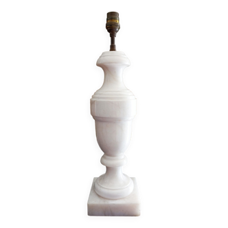 Antique marble lamp foot