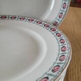 8 antique flat plates from Sté Céramique Maestricht