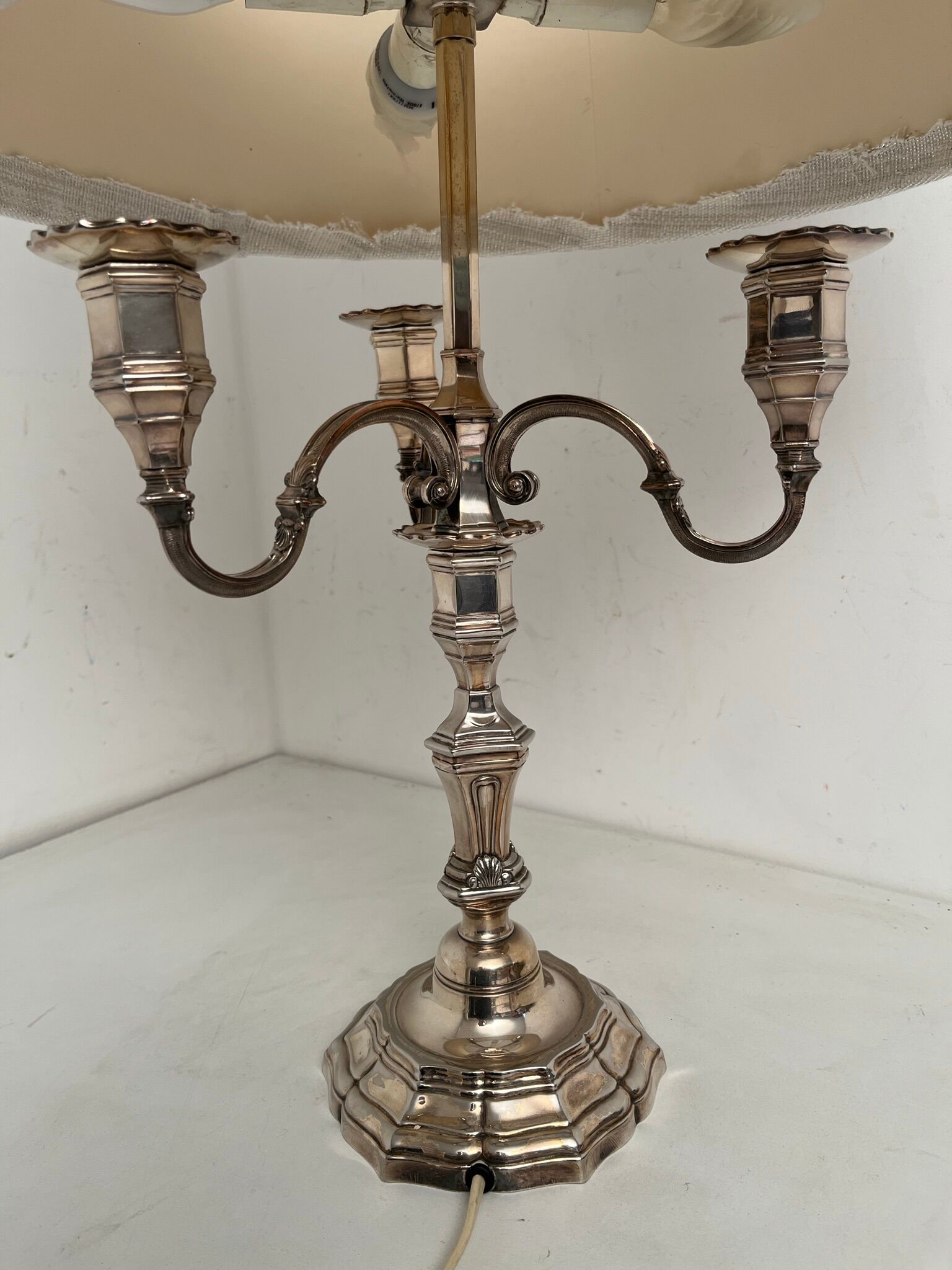 Vintage hot water bottle lamp