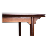 Table de repas extensible danoise en Palissandre, modèle 54 par Gunni Omann