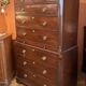 tallboy dit chest on chest en acajou -18° siècle