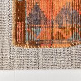 Handmade Vintage Wall Rug, 89x140Cm