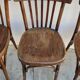 Set of 4 vintage Baumann style bistro restaurant chairs 1950s
