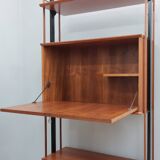 Mid century modular blonde teak bookcase 1960s