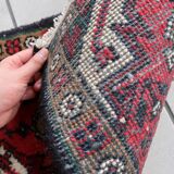 Tapis vintage fait main Hamadan – 40 cm x 60 cm - 1C960