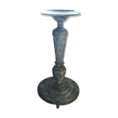 Meuble sellette en bois cérusé shabby chic
