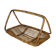 Fruit basket with handle - rattan - bamboo from the 50s