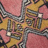Tapis Oushak rose 4x7 fait main, 120x214Cm