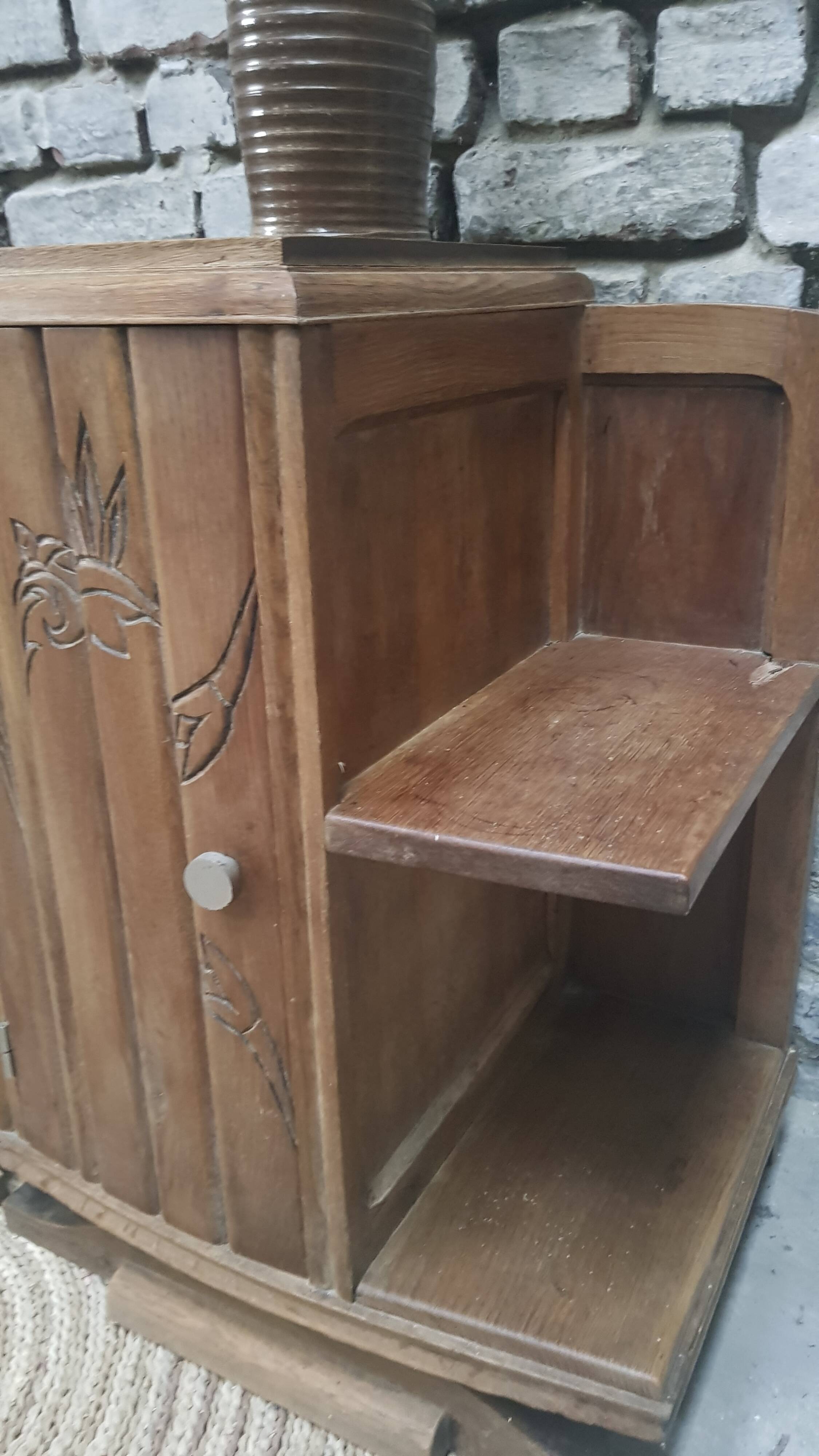 Pair of art deco bedside tables