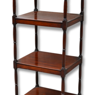 Etagere anglaise en acajou