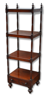 Etagere anglaise en acajou