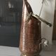 Copper and brass bucket