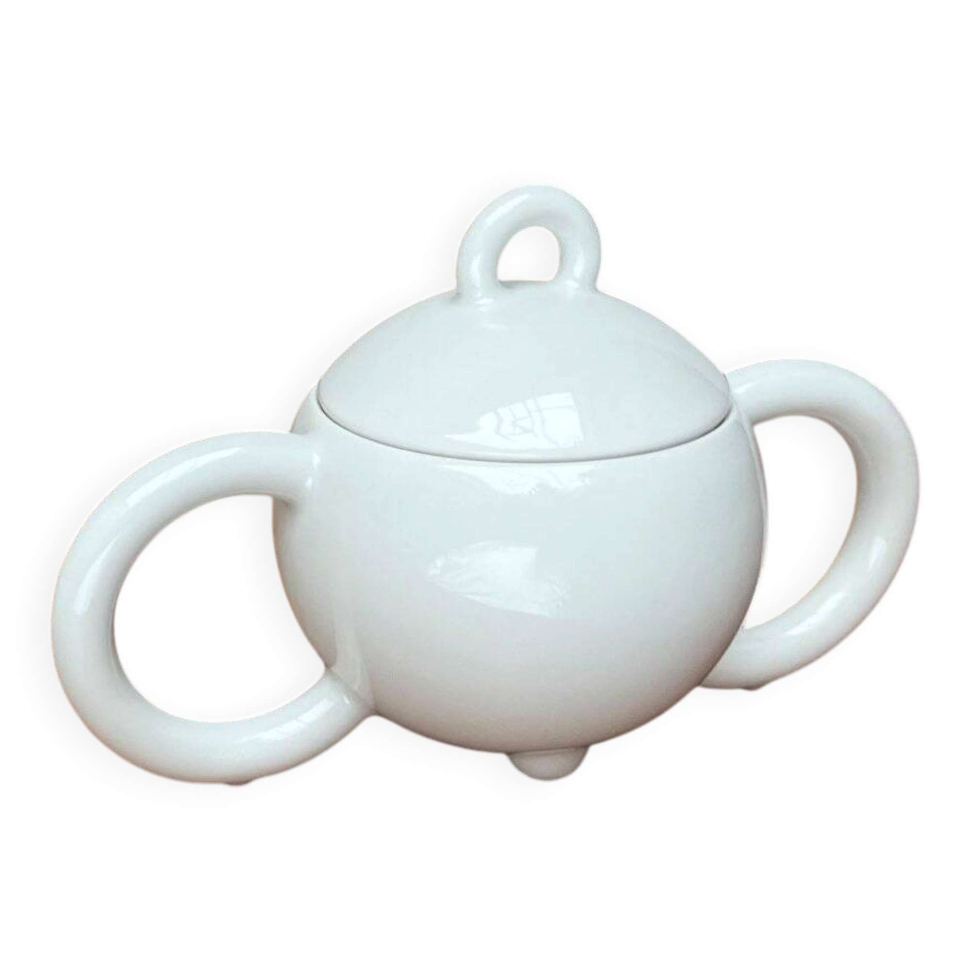 Vintage German sugar bowl Postmodern Fantasia Series by Matteo Thun for Arzberg, 1980s