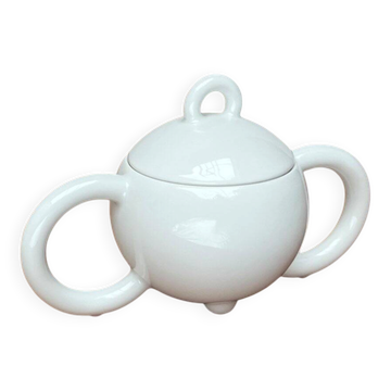 Vintage German sugar bowl Postmodern Fantasia Series by Matteo Thun for Arzberg, 1980s