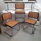 Serie de 6 chaises b32 de Marcel Breuer
