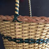 Woven rattan basket