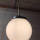 Bauhaus opaline globe pendant light 25 cm - mid-20th century