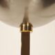 Chromium post-modernist lamppost - brass 1970s