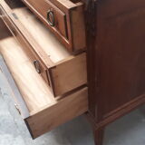 Chest of drawers 3 drawers Napoleon III classic on marble