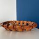Italian woven ceramic fruit bowl, 1960