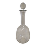 Carafe avec bouchon en verre ancienne