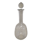 Carafe avec bouchon en verre ancienne