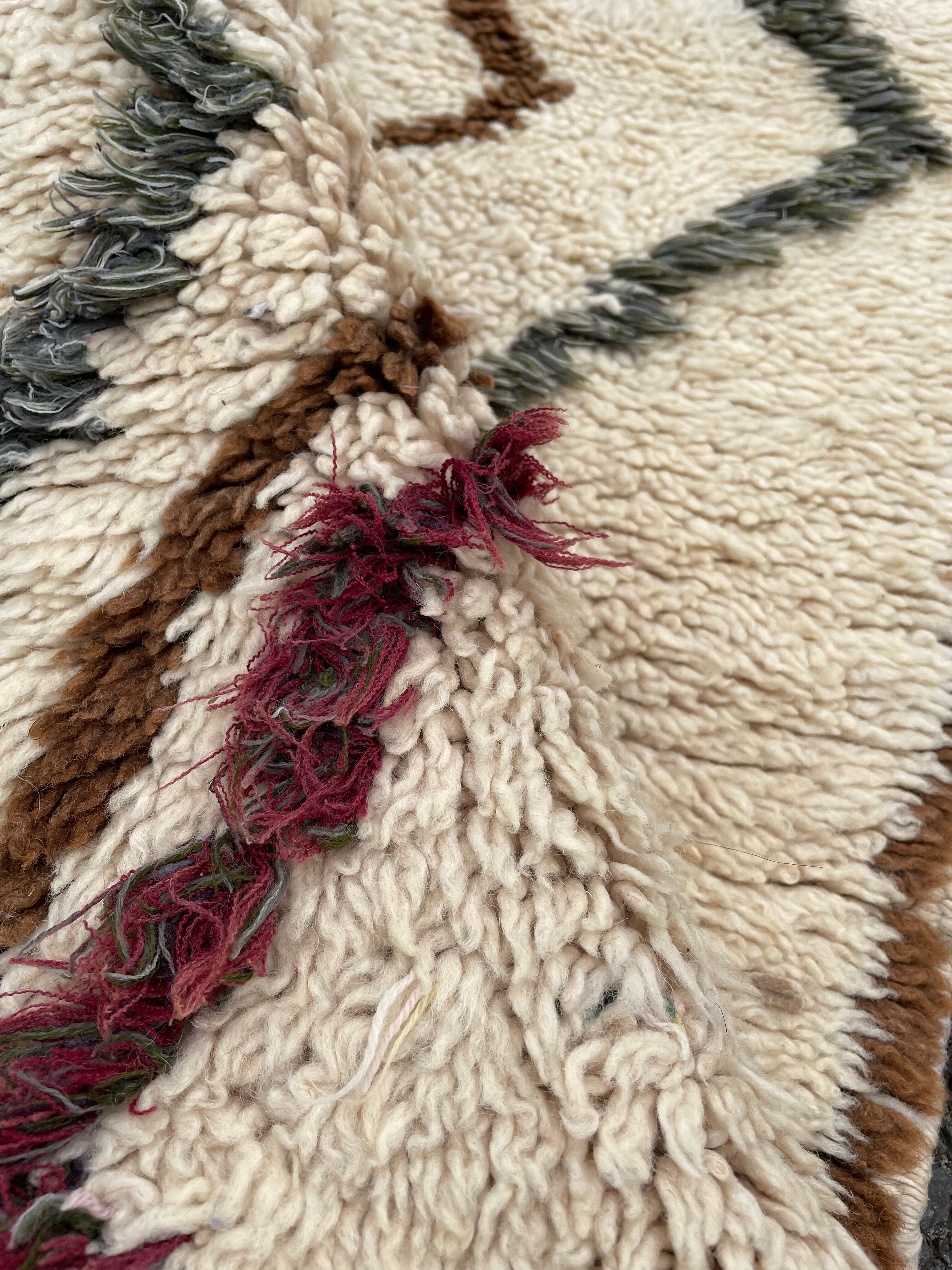 Berber carpet Beni Ouarain 70x170 cm