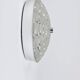 Peill & Putzer Large Round Op Art Glass Sconce, Wall Lamp, Flush Mount, Germany, 1970s
