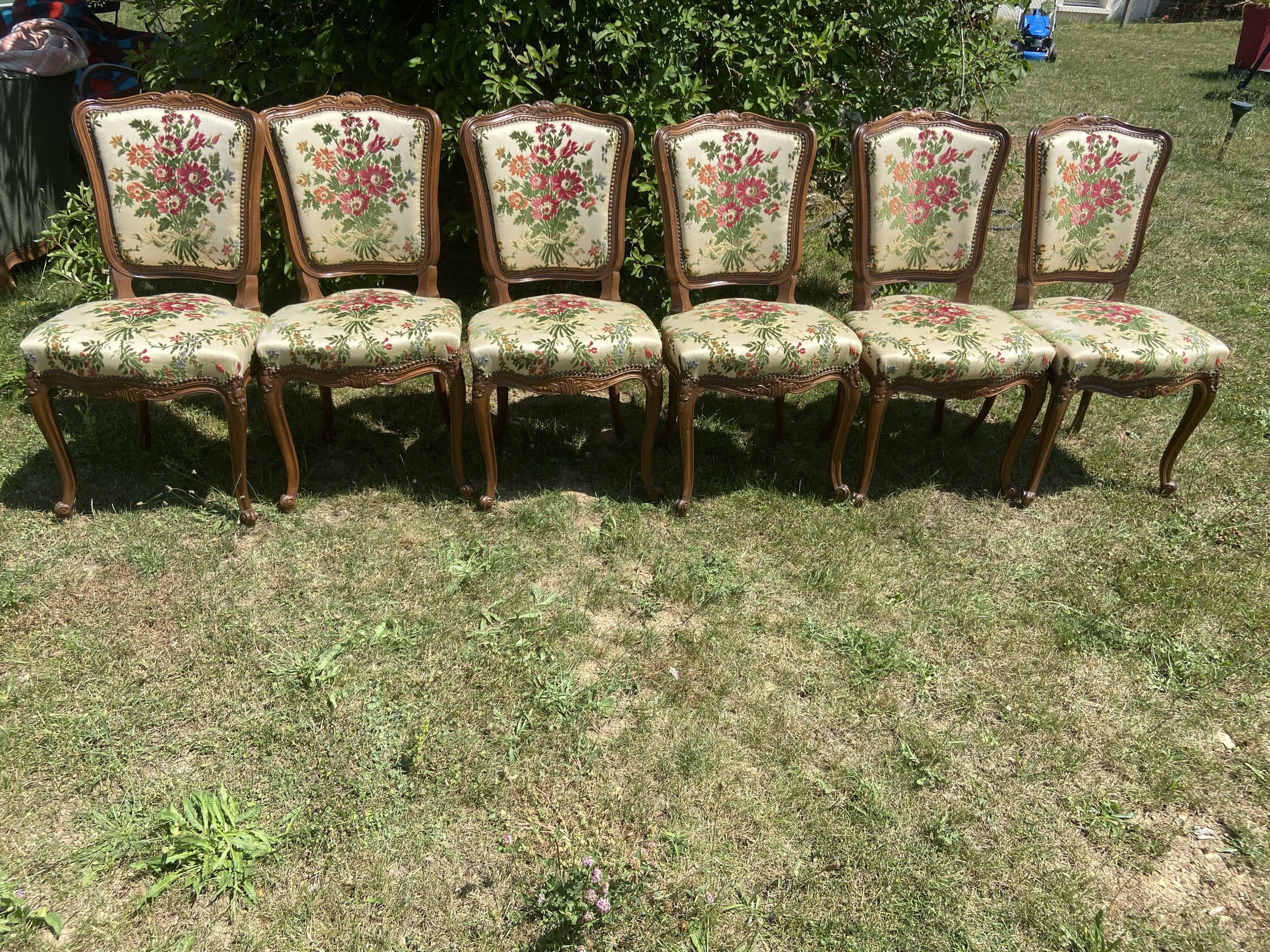 Louis XV style chairs