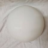 White opaline ceiling light 1940/50