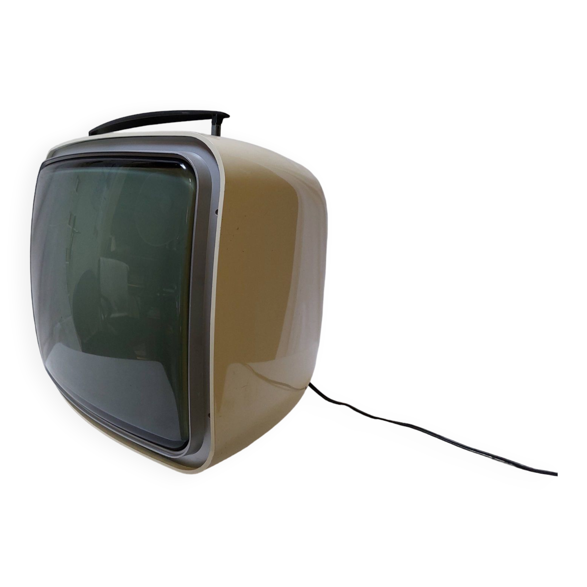 Vintage Pathé Marconi T72344 Television - 1970s, Space Age