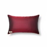 Burgundy and orange Kachin cushion cover (RIDA)