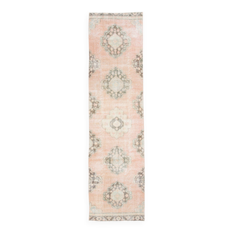 Tapis 3x12 rustique vintage runner, 90x358cm